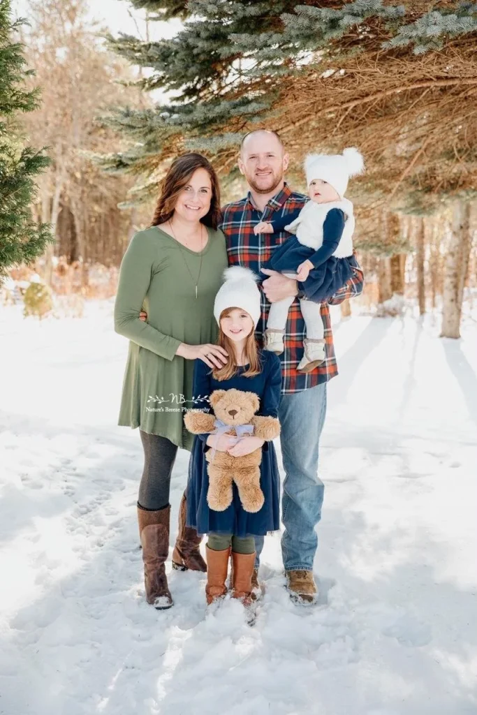 A family photo of guest blogger Tiffani and her beautiful family.